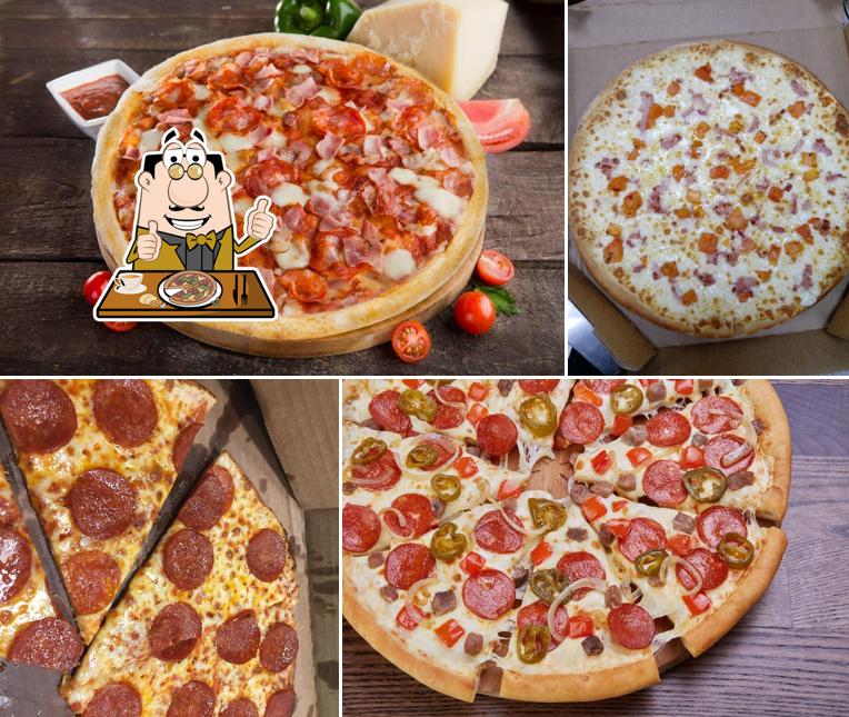 Закажите разные варианты пиццы