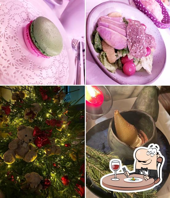 Еда в "Кафе Мишель"