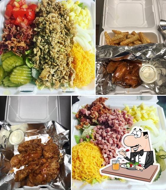 Bsw Burger, Salads, Wings