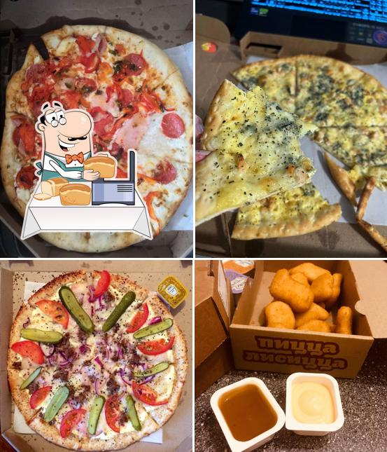 Чесночный хлеб в "Пицца Лисицца"