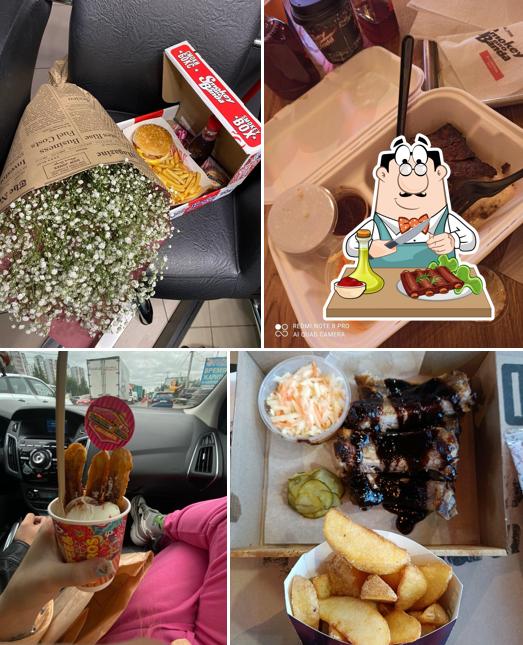 Свиные ребрышки в "Копчёные кости"