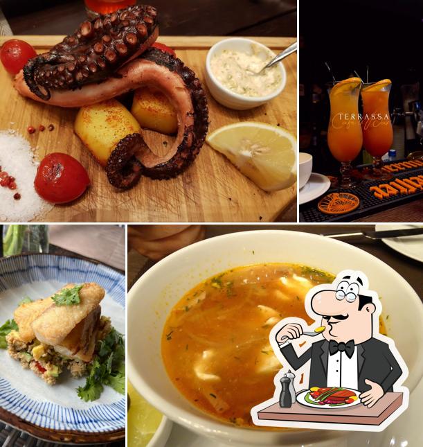 Еда в "Террассе"