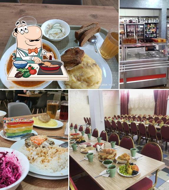 Курица с соусом карри в "Раздолье"