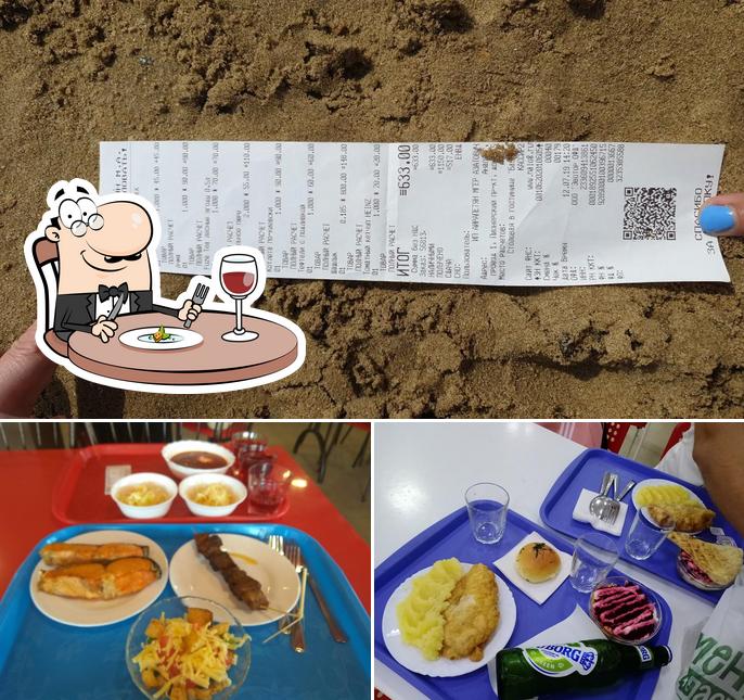 Еда и внешнее оформление в Столовая