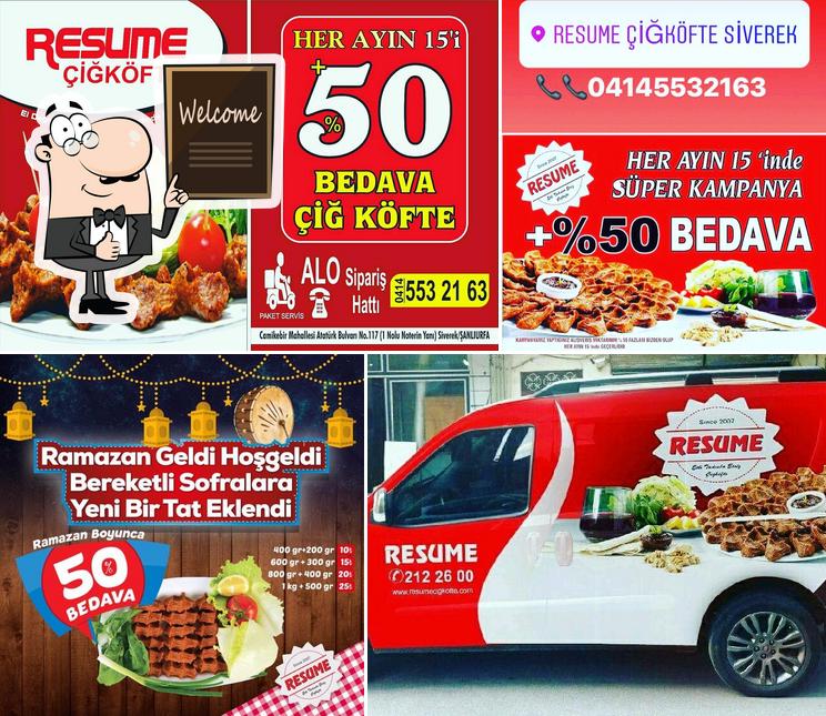 Resume çiğköfte