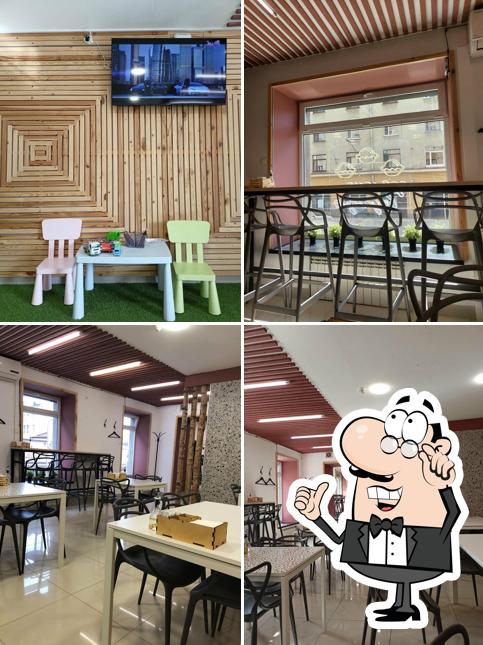 Посмотрите на внутренний интерьер "Пельмения"