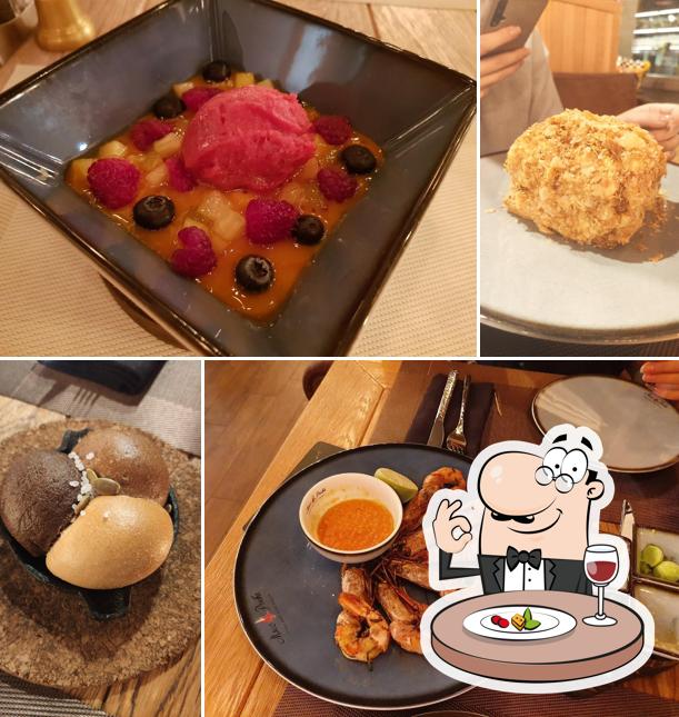 Еда в "Мясе & Рыба"