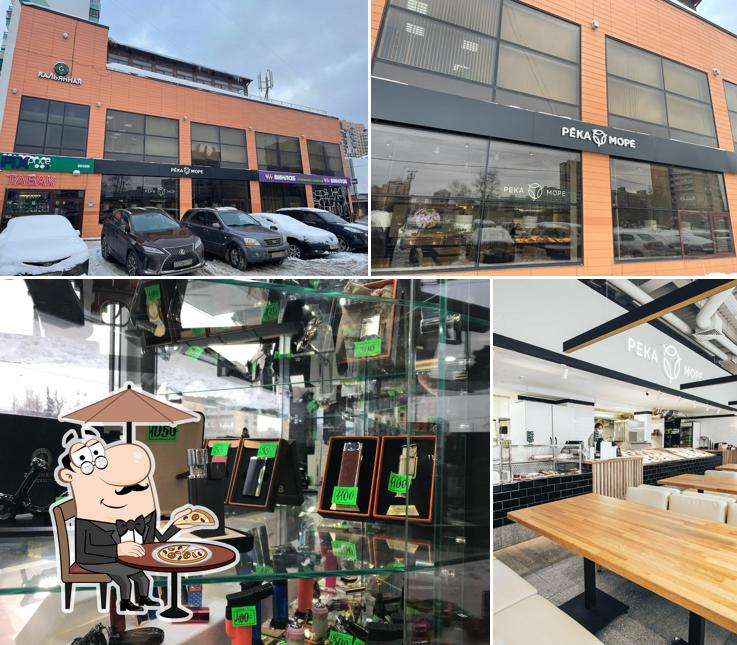 Посмотрите на этот снимок, где видны внешнее оформление и внутреннее оформление в Река море