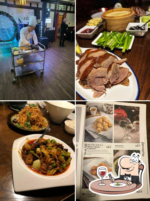 Еда в "Синлуне Кафе"