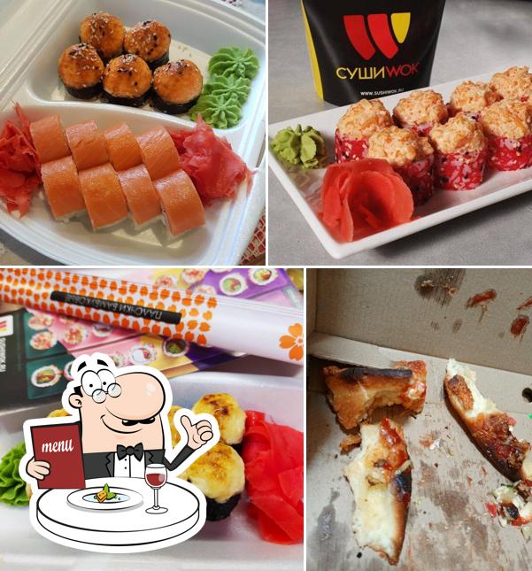 Блюда в "Суши Wok"