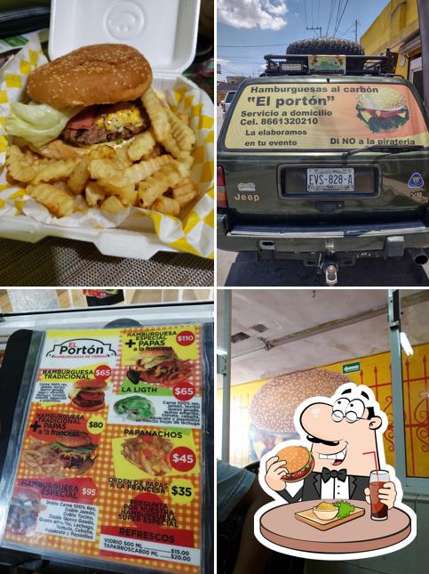 Hamburguesas al carbon El Porton
