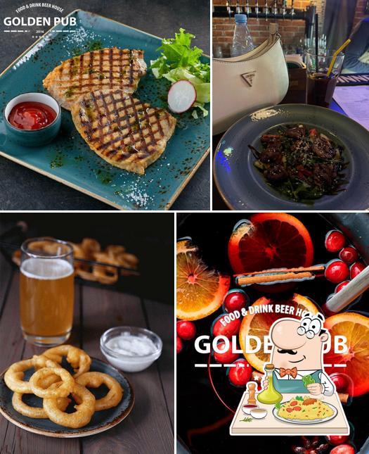 Еда в "Golden Pub"