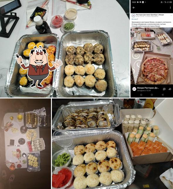 Блюда в "Миори"