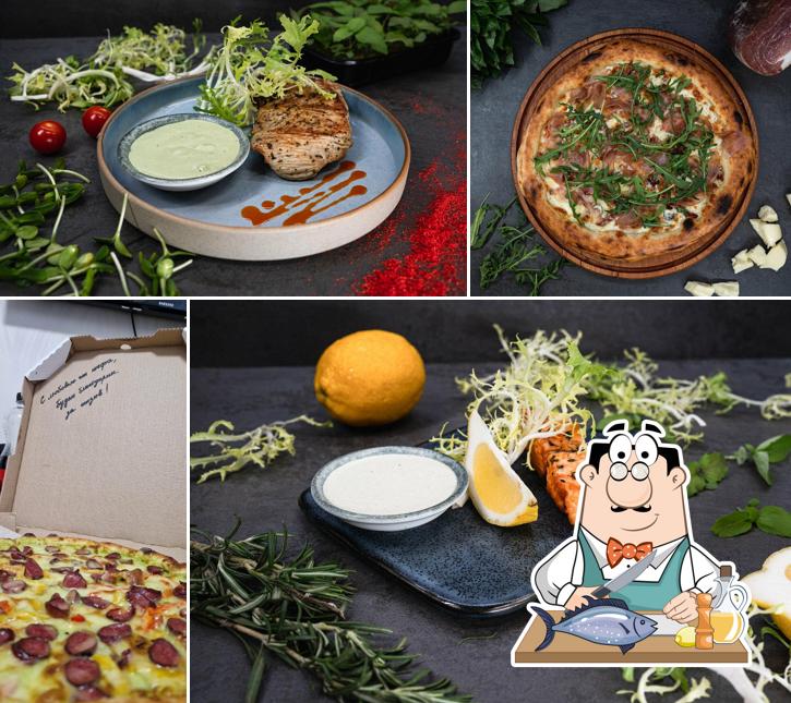 Лосось гриль в "Aviator Chief"