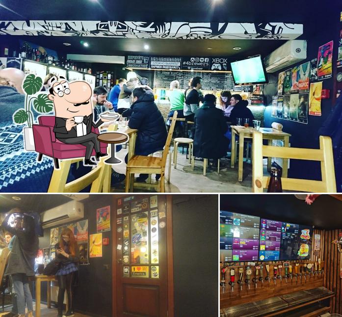 Интерьер "Четыре Пивовара"