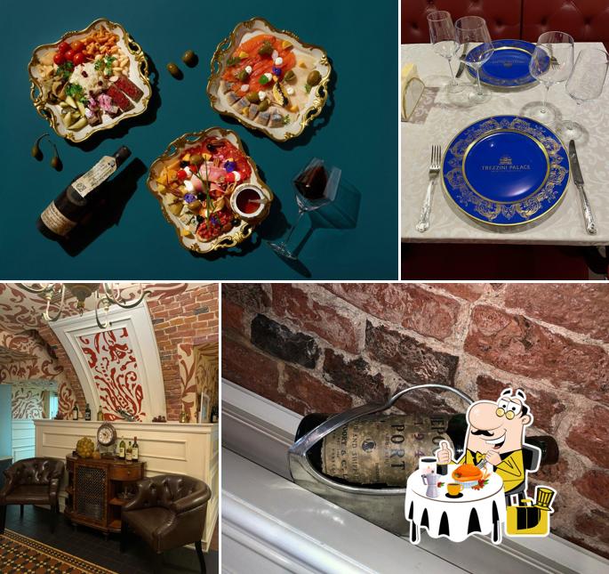 Еда в "Марии Карлотта в отеле Дворец Трезини"