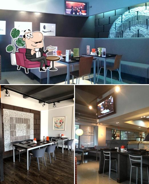 Посмотрите на внутренний интерьер "Такэ"