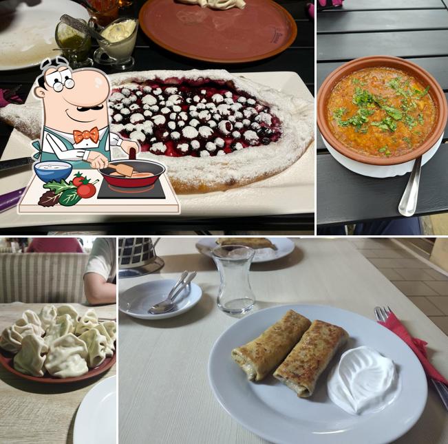 Курица с соусом карри в "У Дианы"