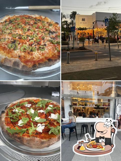 Pizza 46 NY slice style