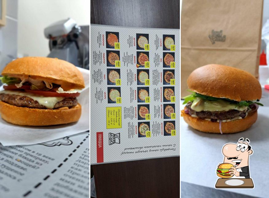 В "Одной левой" вы можете попробовать гамбургеры