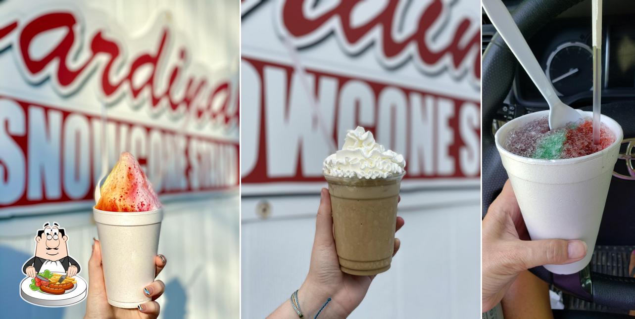 Cardinal Snow Cone Stand