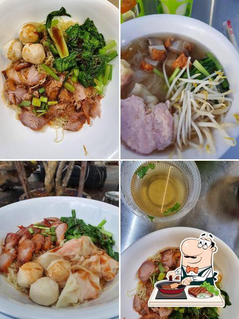 อิ่มหมี่อร่อยเหาะ บะหมี่เกี๊ยว ร้านก๋วยเตี๋ยวตลาดนินจาวันศุกร์