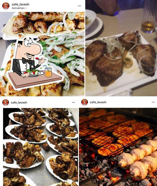 Блюда в "Лаваше"