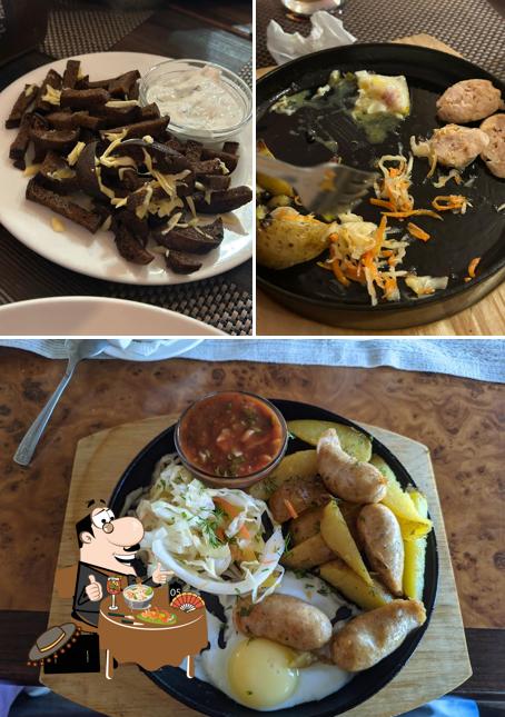 Еда в "Кафе "У Сяброу""