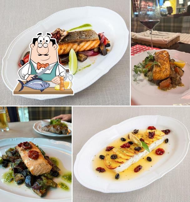 Лосось гриль в "Pallermo"