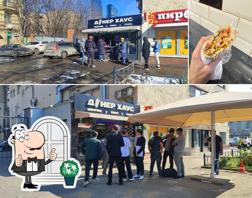 Внешнее оформление и еда в Донер Хаус