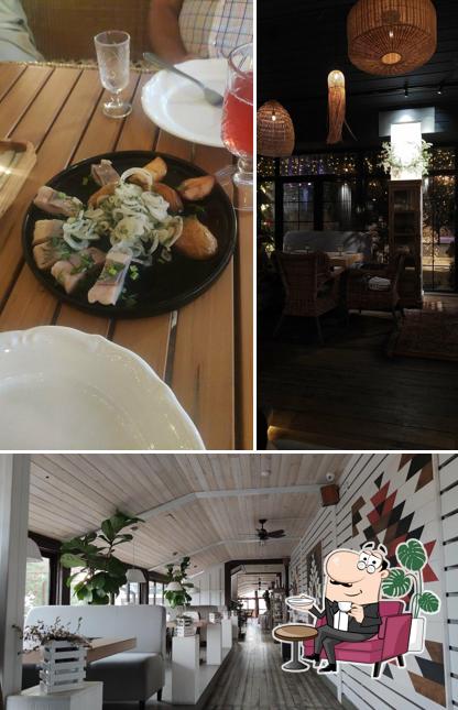 Посмотрите на внутренний интерьер "Удачного места"