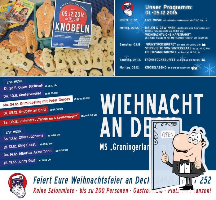 Wiehnacht an Deck am Emder Hafentor