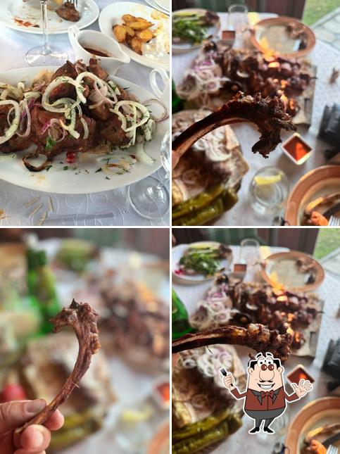 Еда в "Гостинично-ресторанном комплексе "Bellagio""