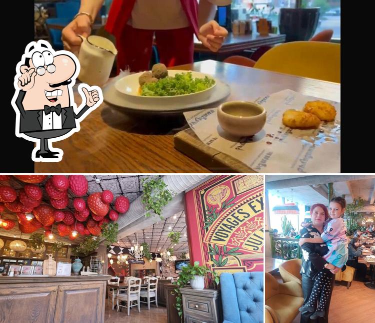 Посмотрите на внутренний интерьер "Чиполучо"