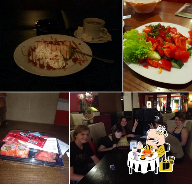 Еда в "Уни Пицца"