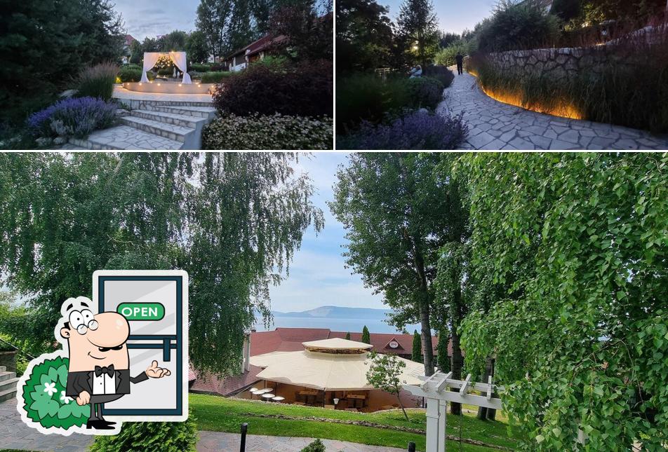 Наслаждайтесь пейзажем, который открывается из "Удачного места"