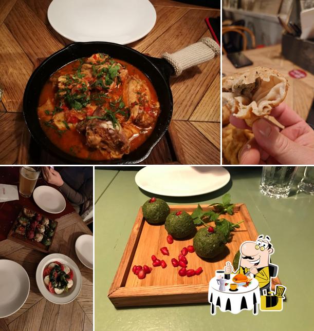 Еда в "Хачапури Тверская"