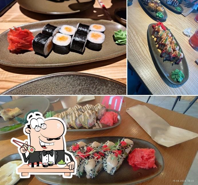 Отведайте различные виды суши