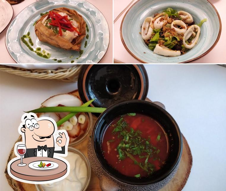 Еда в "Ресторане Квартира № 162"