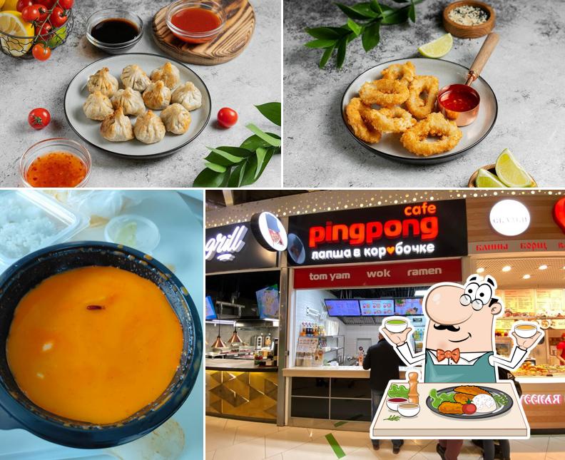 Жареные кальмары в "Ping Pong"