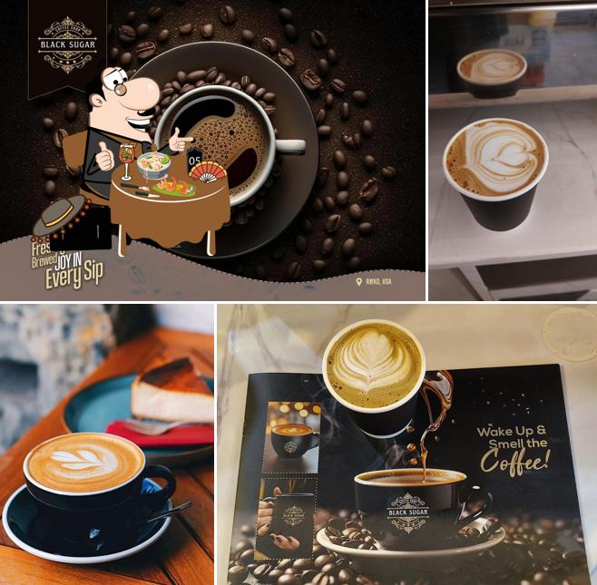 Black suger coffee
