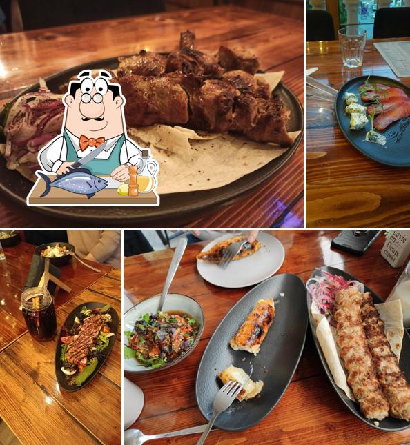 Лосось гриль в "Сыто-пьяно"