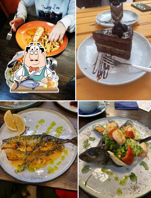 Лосось гриль в "Mare D'amore"