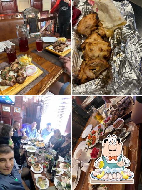 Устрицы в "кафе шашлычный Дом Хинкали"