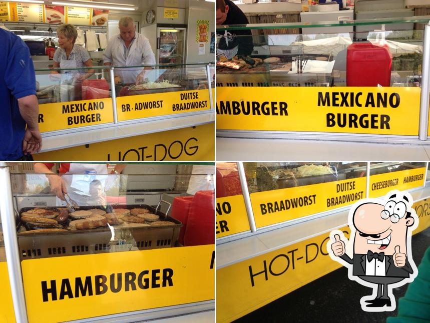 Hamburgerkraam marktplein Hamme