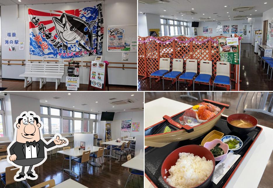 塩釜市魚市場中央棟 食堂