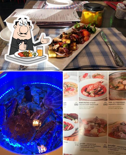 Еда и внешнее оформление - все это можно увидеть на этом снимке из Соседи