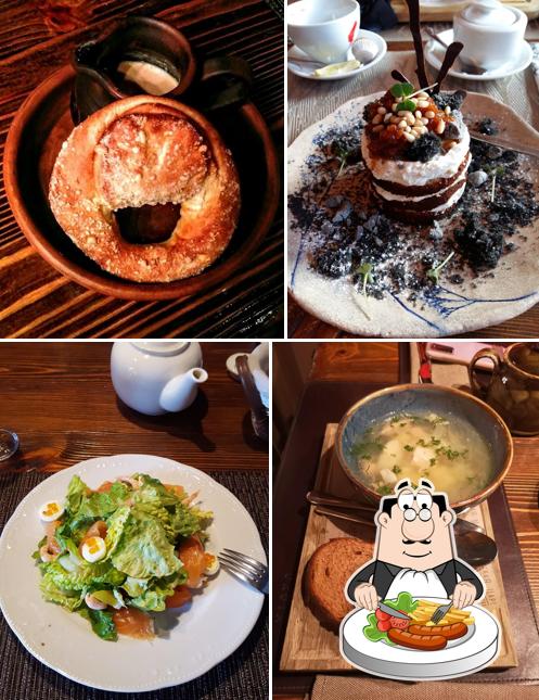 Еда в "Ресторации Царской Охоте"