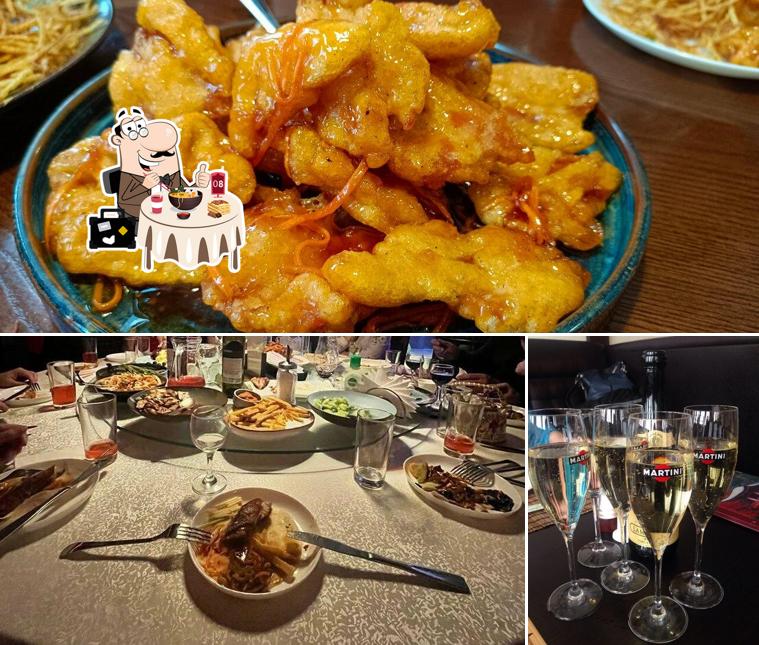 Еда и вино в Sinlun cafe