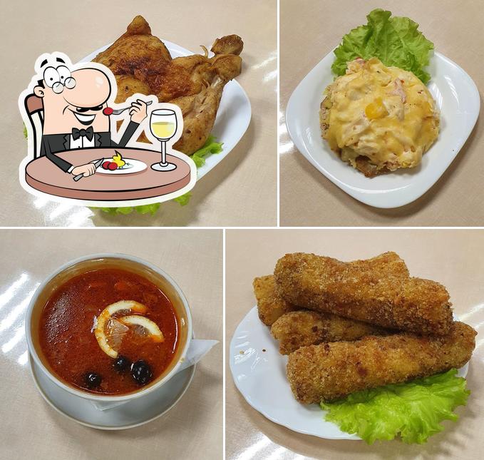 Блюда в "Кафе пирагoff"